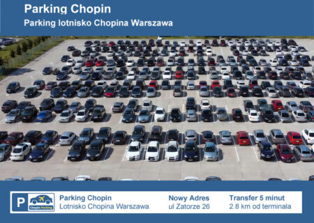 Parking Chopin przy lotnisku Chopina Warszawa Okecie