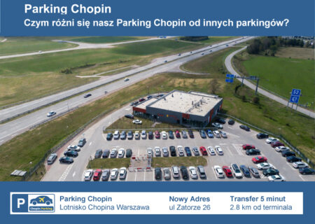 Parking chopin Zatorze 26 parking lotnisko chopina